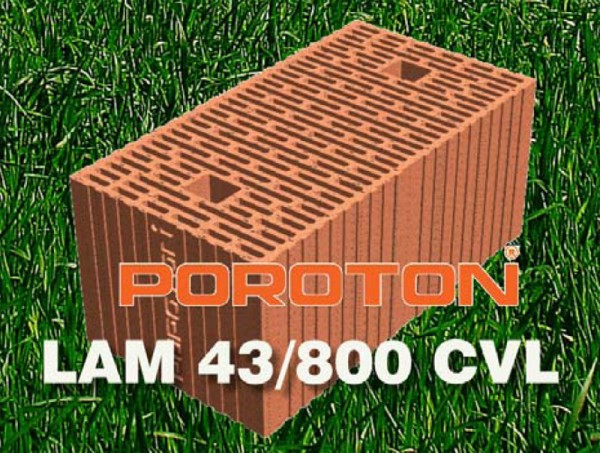 Immagine descrittiva blocco POROTON LAM 43/800CVL
